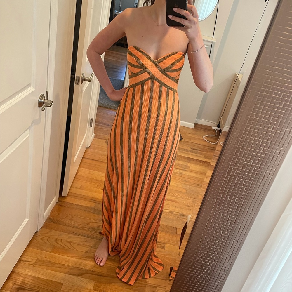 Ramy Brook Faretta Strapless Maxi Dress - Picture 3 of 4